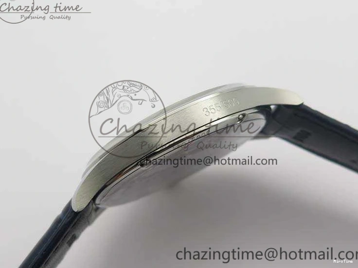 MIROTIME 0701 Portuguese Fa Jones IW544203 SS GSF 1:1 Best Edition White Dial On Leather Strap Trendsetting 7235